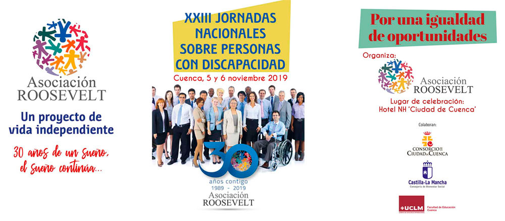 Fundación Pilares, presente en las XXIII Jornadas Nacionales sobre Personas con Discapacidad. Cuenca, 5-6/11/2019 XXIII Jornadas Nacionales sobre Personas con Discapacidad. Cuenca