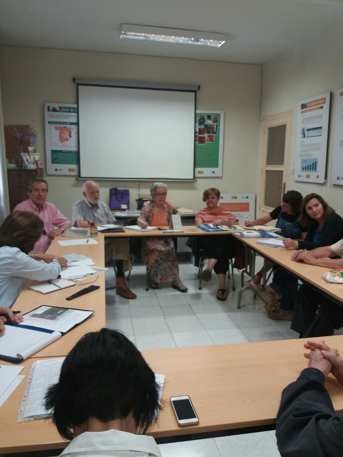 Tejiendo redes con UDP Madrid Pilar Rodríguez y componentes de UDP Madrid