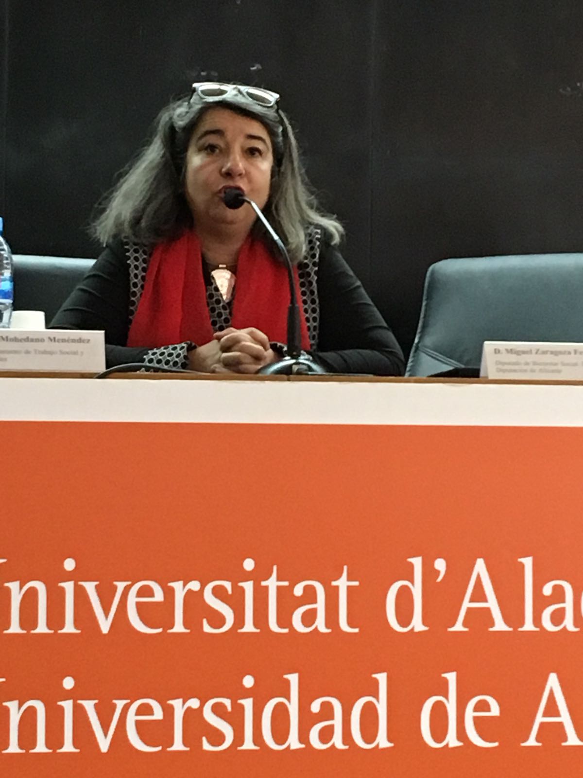 Innovaciones en Atención en Domicilios y Comunidad a Personas con Discapacidad y Personas Adultas Mayores 171128 jornada aicp alicante foto 07 clarisa