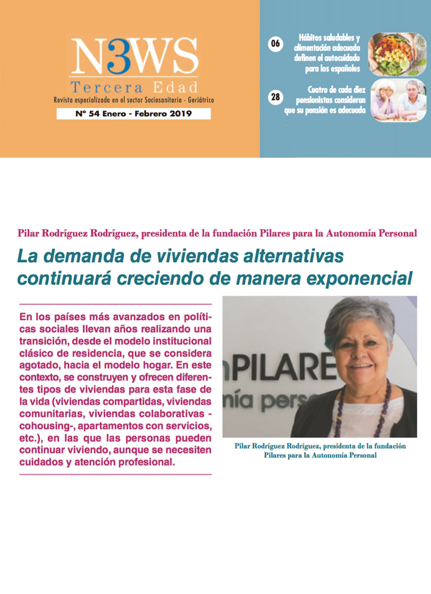 Entrevista a Pilar Rodríguez en el número 54 de la revista News Tercera Edad Entrevista a Pilar Rodríguez en el número 54 de la revista News Tercera Edad
