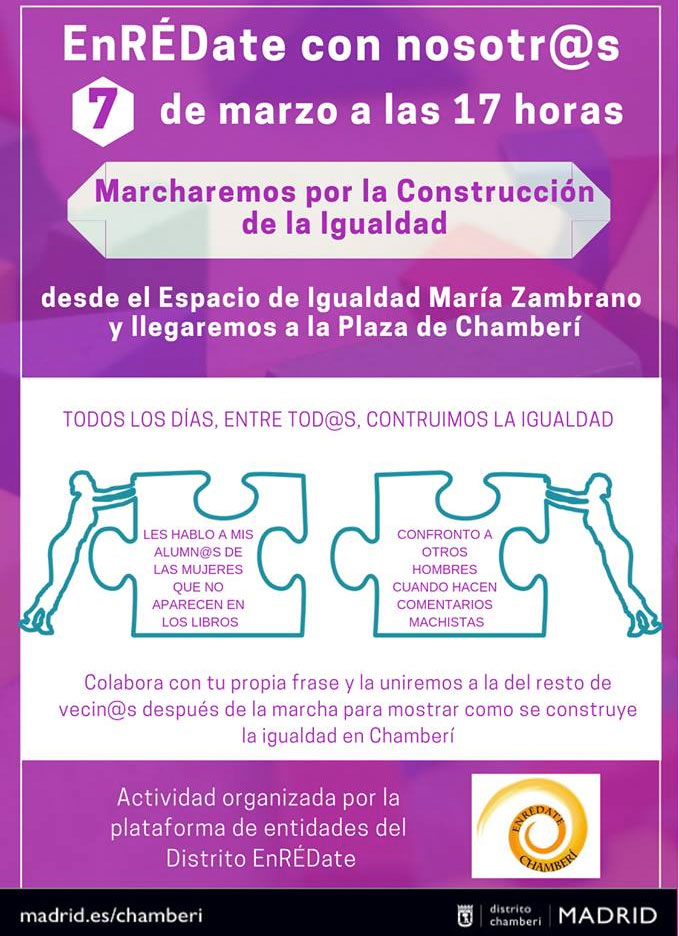 Fundación Pilares 'Constuyendo por la igualdad' con EnREDate Chamberí Fundación Pilares, II Congreso de Gestión de la Dependencia