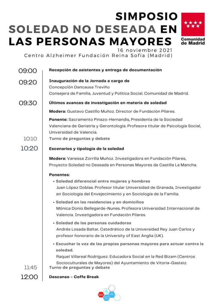 Simposio Soledad No Deseada en las Personas Mayores (16 noviembre) Programa Simposio SND CAM pg.1