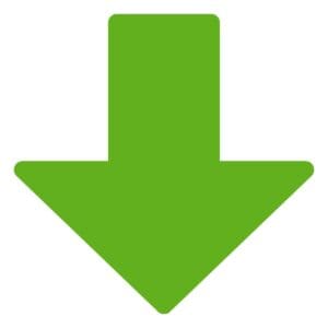 flecha verde hacia abajo